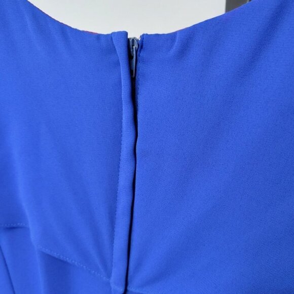 Jessica McClintock Blue Midi Dress - Picture 4 of 5